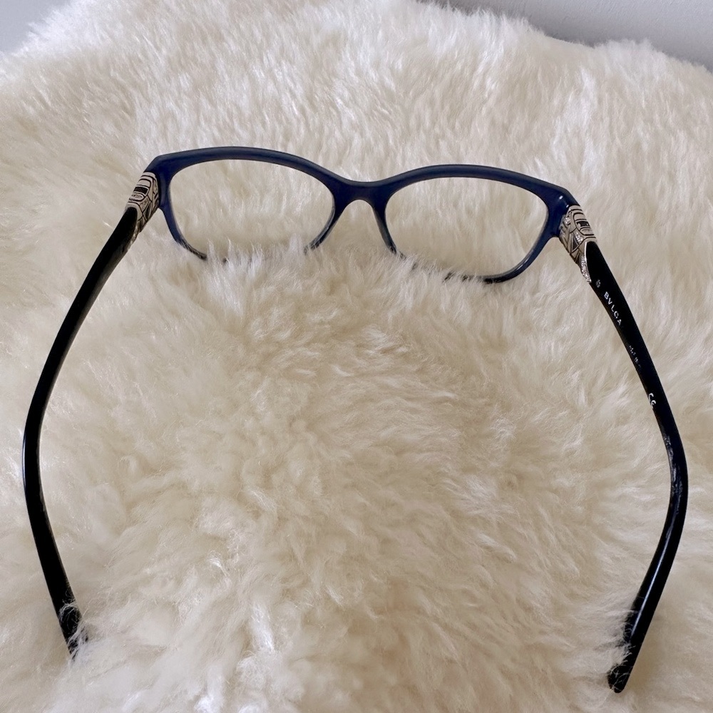 Bulgari Blue and Gold Women's Glasses - Picture 8 of 16